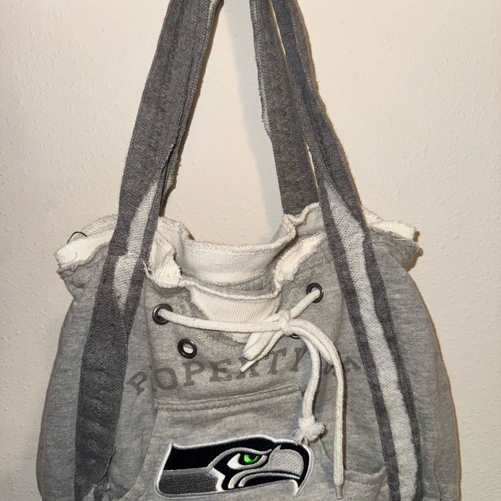 Gray Seattle Seahawks Shoulder Bag